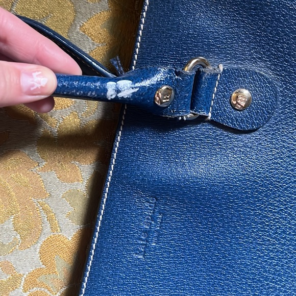 Blue Kate spade bag measurements added - Picture 7 of 12